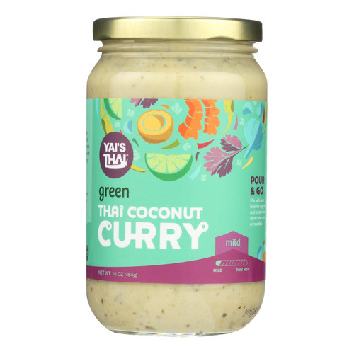 Yai's Thai Thai Coconut Curry - Green - Case Of 6 - 16 Oz