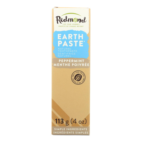 Redmond Trading Company Earthpaste Natural Toothpaste Peppermint - 4 Oz