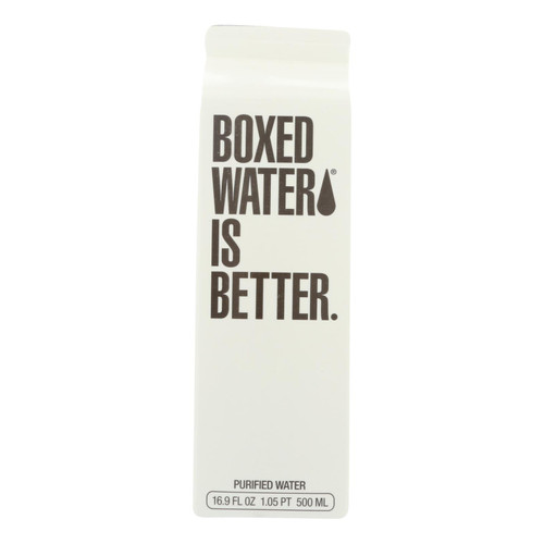 Boxed Water Is Better - Purified Water - Case Of 24 - 16.9 Fl Oz.