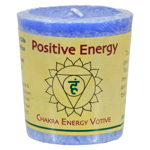 Aloha Bay - Chakra Votive Candle - Positive Energy - Case Of 12 - 2 Oz - HG0284778