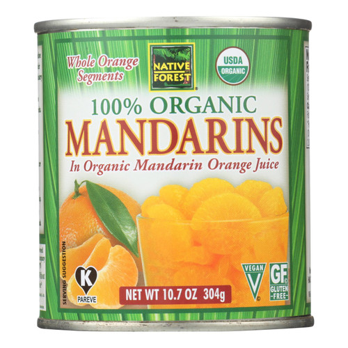 Native Forest Organic Mandarin - Oranges - Case Of 6 - 10.75 Oz. - HG0555771