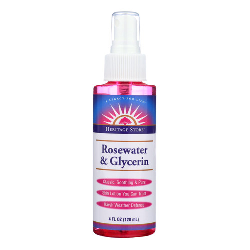 Heritage Products Rosewater And Glycerin Spray - 4 Fl Oz - HG1157312