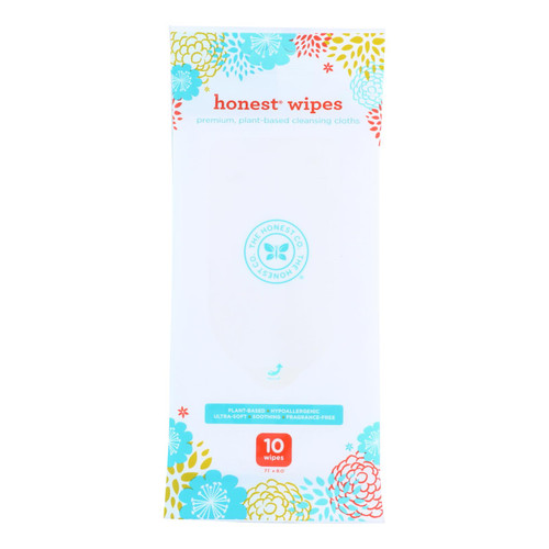 The Honest Company Honest Wipes - Unscented - Baby - Travel Pack - 10 Wipes - HG1597004