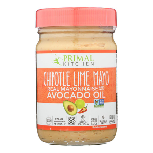 Primal Kitchen Chipotle Lime Mayo - Avocado Oil - Case Of 6 - 12 Oz. - HG1798362