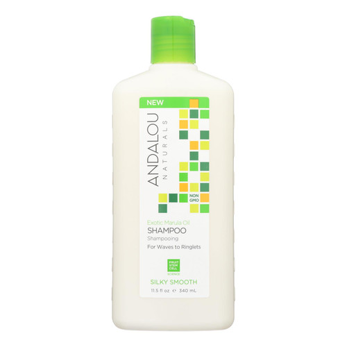 Andalou Naturals Silky Smooth Shampoo - Exotic Marula Oil - 11.5 Fl Oz - HG1988716