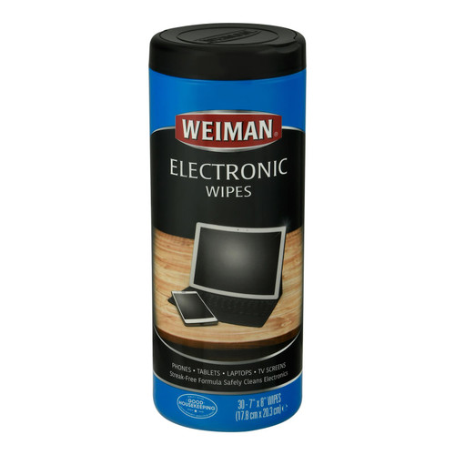 Weiman Electronics Wipes - Case Of 4 - 30 Count - HG0230185