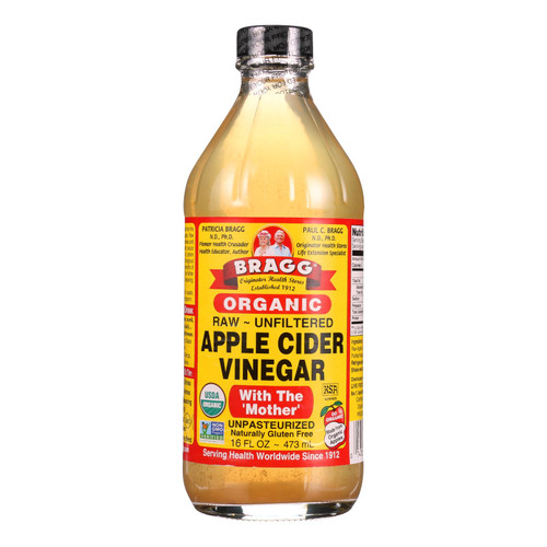 Bragg - Apple Cider Vinegar - Organic - Raw - Unfiltered - 16 Oz - Case Of 12 - HG0725622