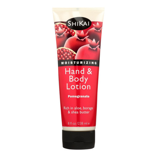 Shikai All Natural Hand And Body Lotion Pomegranate - 8 Fl Oz