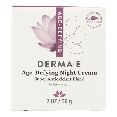 Derma E Age-Defying Night Creme with Astaxanthin and Pycnogenol - 2 oz