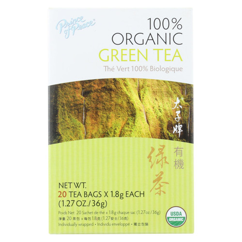 Prince Of Peace Organic Green Tea - 20 Tea Bags