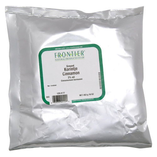 Frontier Herb Cinnamon Ground Korintje A Grade - Single Bulk Item - 1lb