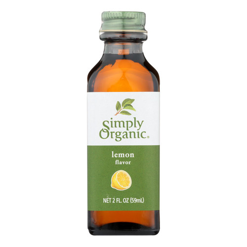 Simply Organic Lemon Flavor - Organic - 2 Oz