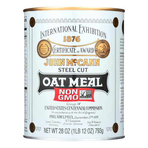 McCann's Irish Oatmeal Irish Oatmeal Tin - Case of 12 - 28 oz.