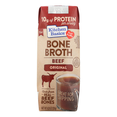 Kitchen Basics Beef Bone Broth - Case of 12 - 8.25 FZ