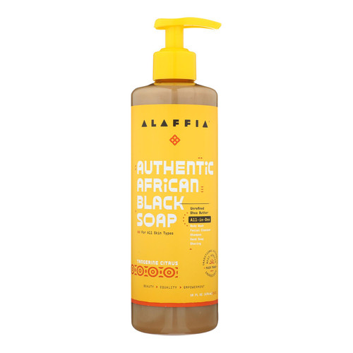 Alaffia - African Black Soap - Tangerine Citrus - 16 oz.