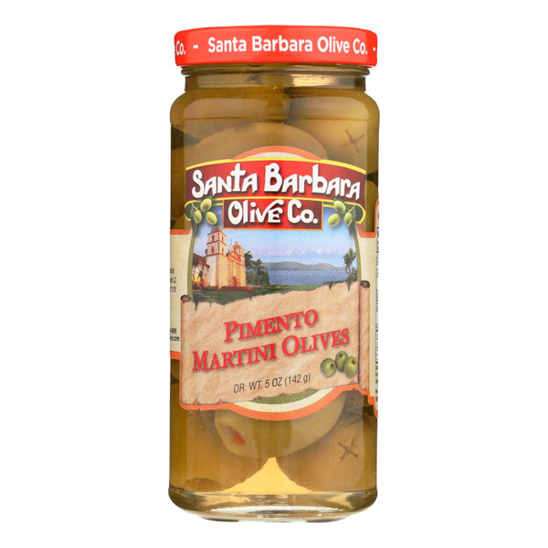 Santa Barbara Olives - Martini Style - Case Of 6 - 5 Oz.