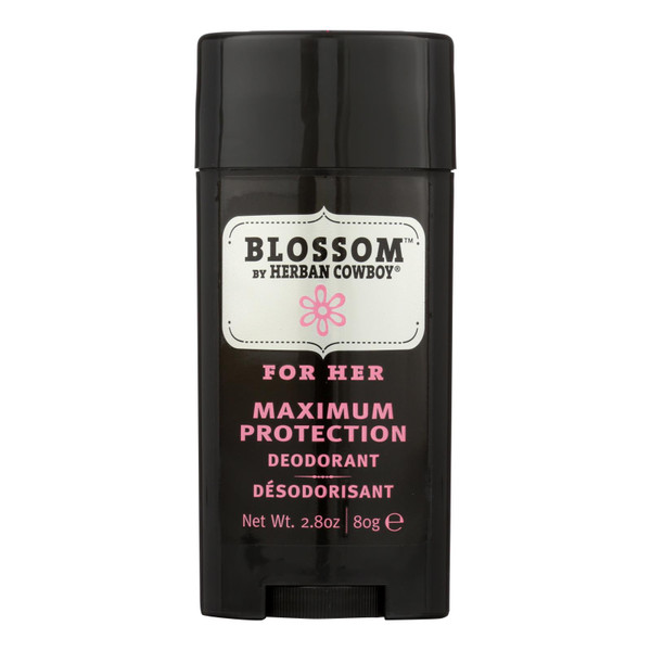 Herban Cowboy Deodorant Blossom Scent - 2.8 Oz