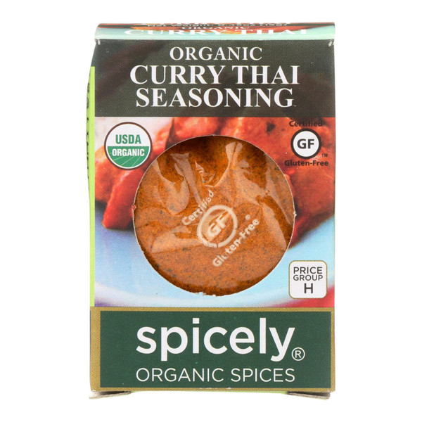 Spicely Organics - Organic Curry - Thai - Case Of 6 - 0.45 Oz.