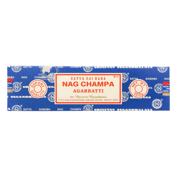 Sai Baba Nag Champa Agarbatti Incense - 100 G - HG0201814