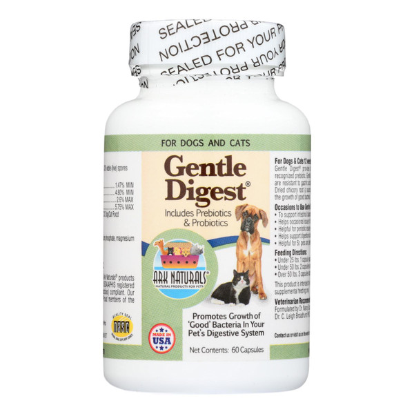 Ark Naturals Gentle Digest For Dogs And Cats - 60 Capsules - HG0814848