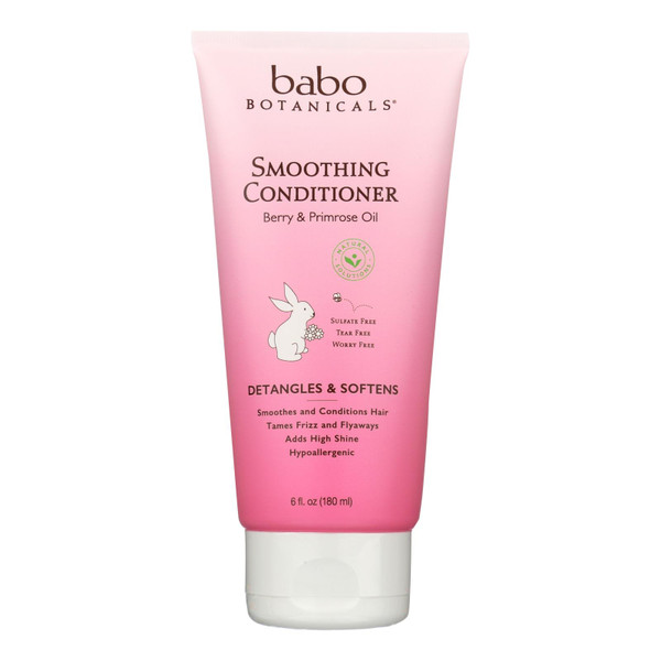 Babo Botanicals - Detangling Conditioner - Instantly Smooth Berry Primrose - 6 Oz - HG1519255