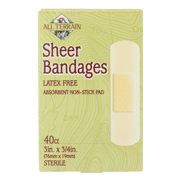 All Terrain - Bandages - Sheer - 3/4 In X 3 In - 40 Ct - HG0620369