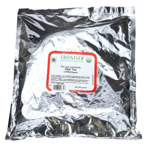 Frontier Herb Tea Organic Fair Trade Certified Chai - Single Bulk Item - 1lb