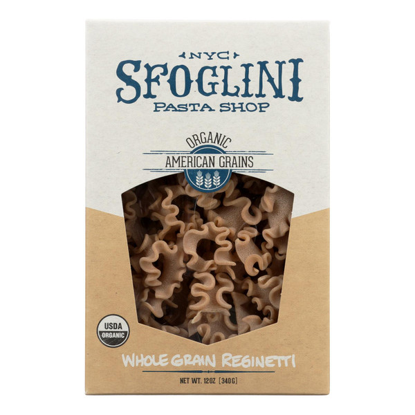 Sfoglini Whole Grain Blend Reginetti - Case Of 6 - 12 Oz.