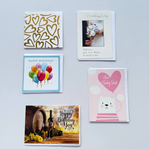 Assorted gift cards that can be added to any gift for same-day delivery in Naracoorte.