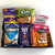 Bounty Chocolate & Treats Hamper with chocolates, nuts, sweets, and snacks, wrapped in cellophane with bows, with same-day delivery, Naracoorte