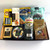 Indulgence Hamper with crackers, pretzels, Lindt chocolates, nuts, cheeses, and 700 ml spirits and more , wrapped in cellophane with ribbons