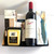Cheese & Wine Gift Box with selected cheese, OB’s Finest crackers, Chocolates, and 700 ml wine, wrapped with ribbons
