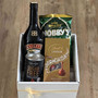 Baileys gift box with 700 bottle of baileys Mixed nuts, chocolates and drinking chocolate.