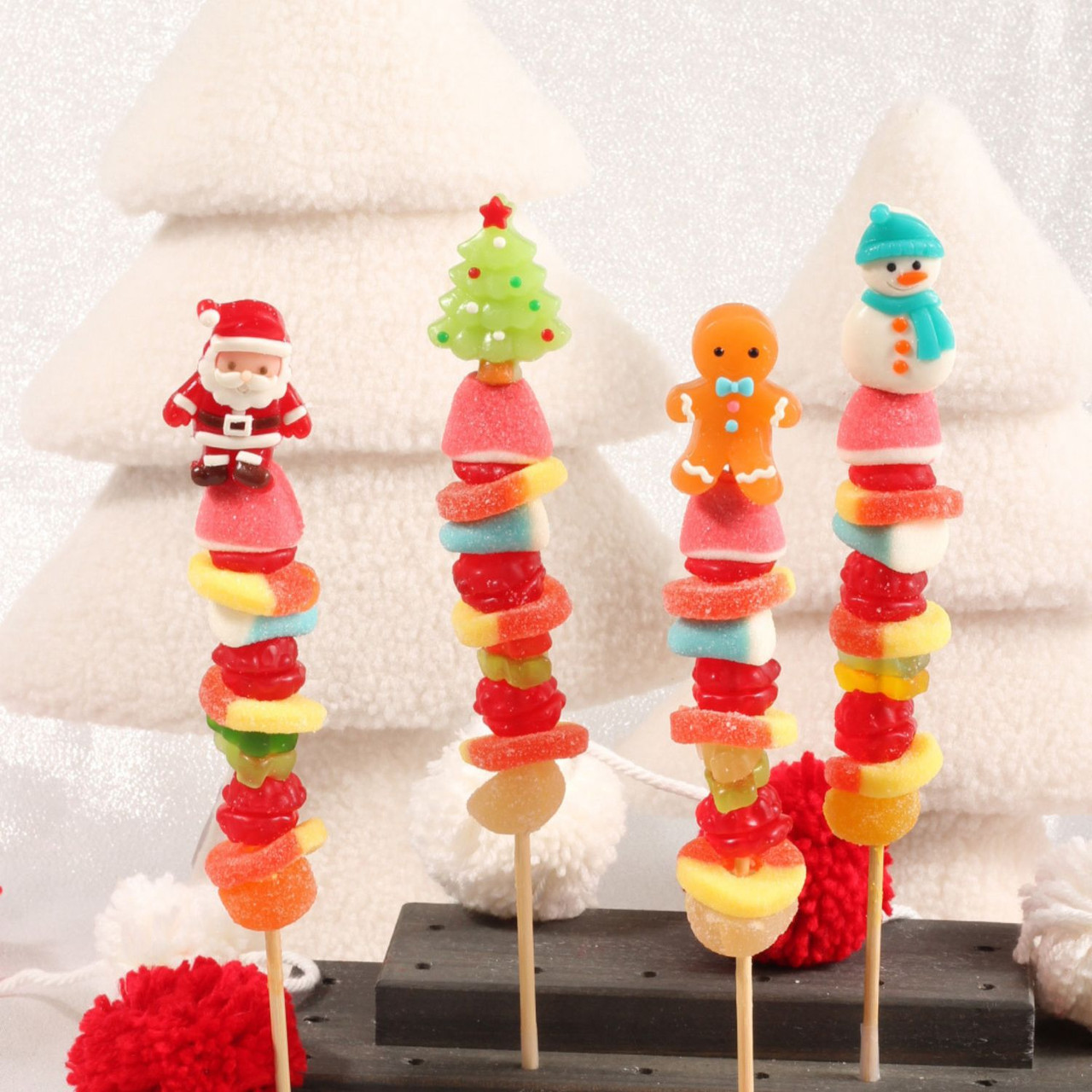 Christmas Gummi Candy Kabobs | Coblentz Chocolate Company