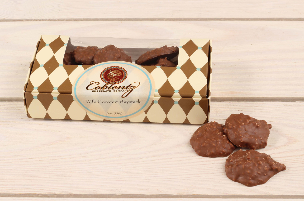Milk Chocolate Coconut Haystack Clusters | Coblentz Chocolate