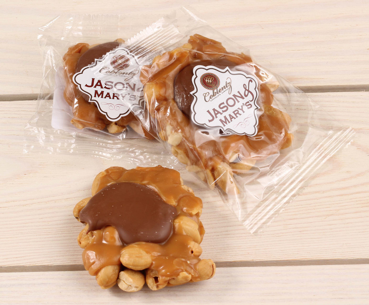 マシュー&モーリス Chocolate Cashew Snapper | Jason & Mary's | Coblentz Chocolates