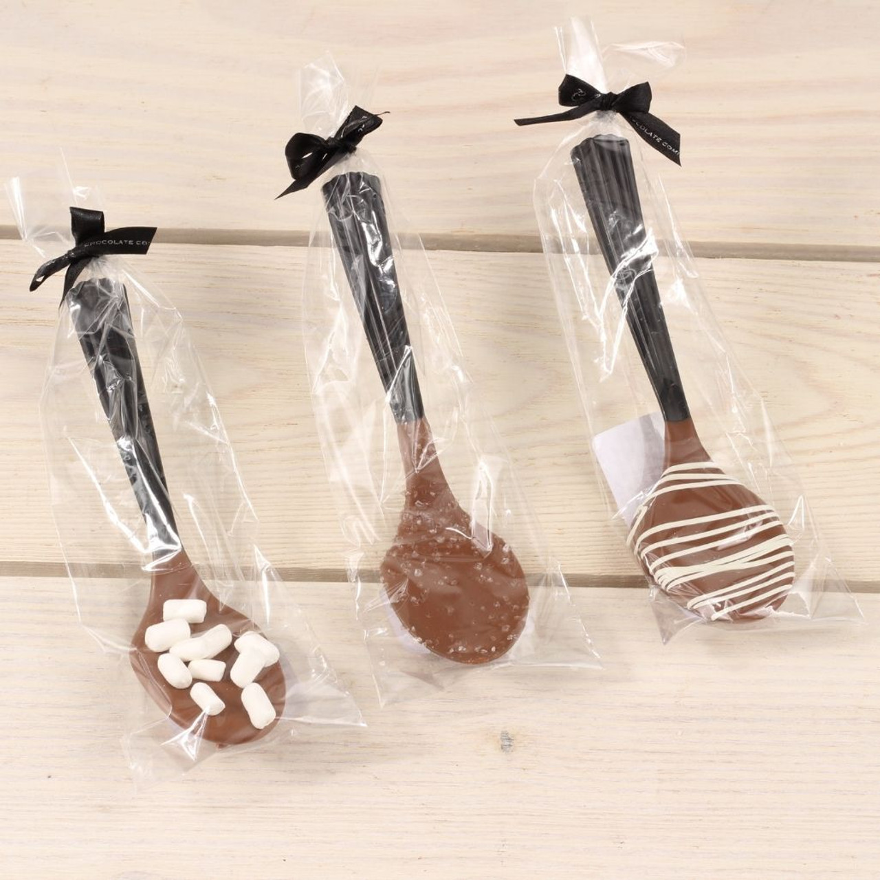 Hot Cocoa Stir Spoons, Set of 3 Holiday Flavors
