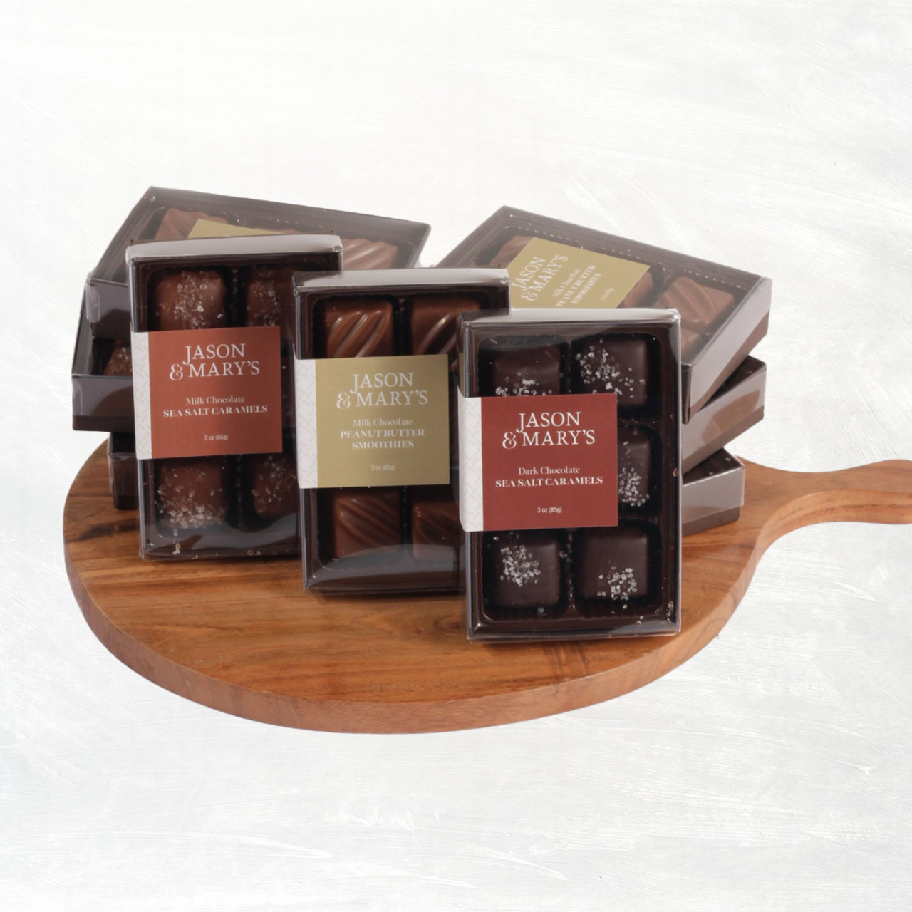 Milk Sea Salt Caramels Gift Box | Coblentz Chocolates