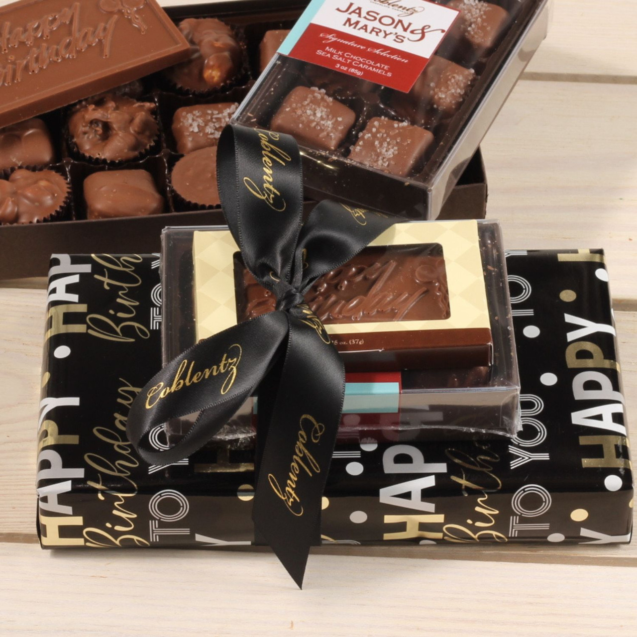 Happy Birthday Stack - Coblentz Chocolate Company