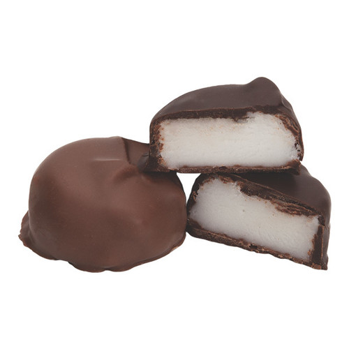 Rich dark chocolate surrounding cool peppermint cream.