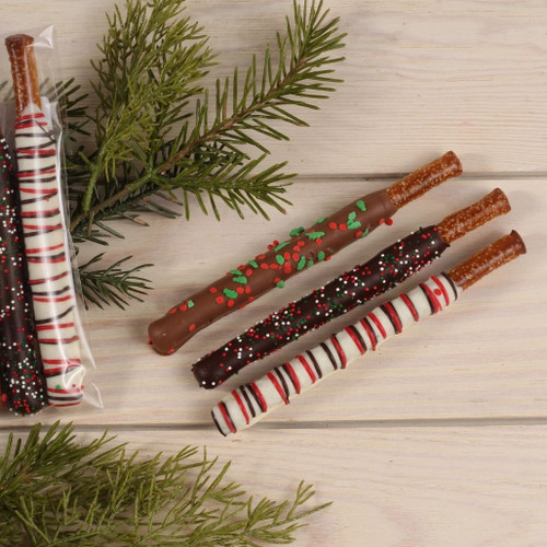 Holiday Pretzel Rod Trio