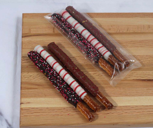 Valentine's Day Pretzel Rod Trio