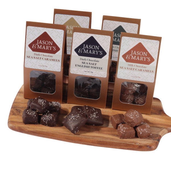 Milk Chocolate Sea Salt Caramels | Coblentz Chocolate