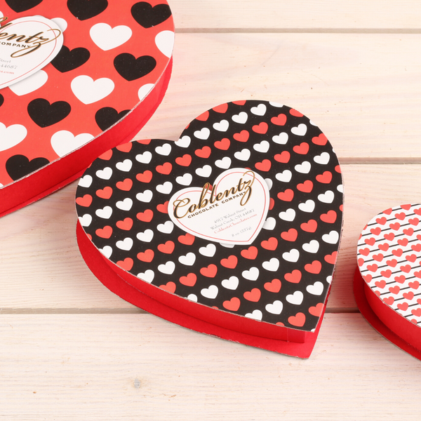 1/2 lb Deluxe Assortment Valentine's Box | Coblentz Chocolates