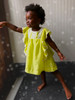 Sophie Catalou Girls Toddler & Kids Lemon Lace Kate Dress  2-7/8y