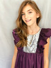 Sophie Catalou Girls Toddler & Kids Purple Argento Dress 2-10y