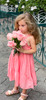 Girls Toddler & Kids Coral Pink Clippy Dress - detail view - Sophie Catalou
