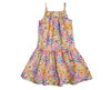 Girls Toddler & Kids Floral Meadow Dress with Gold Sequin Yoke - detail view - Sophie Catalou