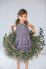 Sophie Catalou Girls Infant Toddler & Kids Gunmetal Sveta Dress 2-10y