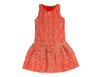 Sophie Catalou Girls Toddler & Kids Crimson & Gold Lace Drop-Waist Dress 2-4 Sophie Catalou Girls Toddler & Kids Crimson & Gold Lace Drop-Waist Dress 2-4